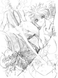 killua zoldyck from hunter x hunter by 7enn