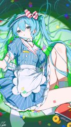 hatsune miku from mesmerizer (vocaloid) by ningen mame
