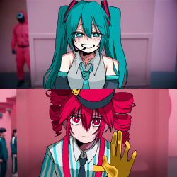 hatsune miku from squid game