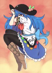 hinanawi tenshi from touhou by kani