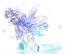 saigyouji yuyuko from touhou by siberian husky