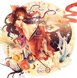 hakurei reimu from touhou by kirero