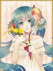 hatsune miku from vocaloid by shiori (artist)
