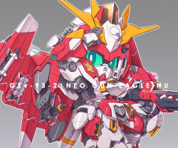 nu gundam from char's counterattack by susagane