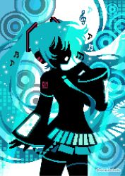 hatsune miku from vocaloid