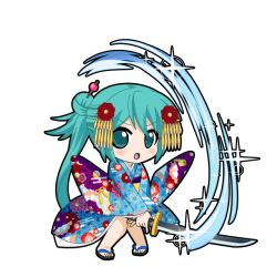 hatsune miku from vocaloid