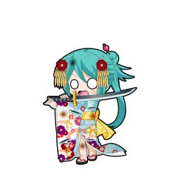 hatsune miku from vocaloid