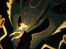 mega rayquaza from pokemon