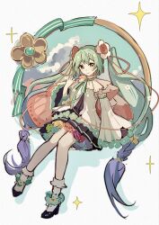 hatsune miku from magical mirai (vocaloid)