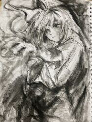 fujiwara no mokou from touhou by otogisum3