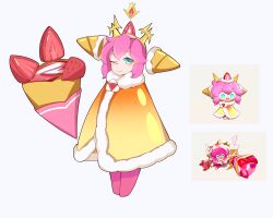 strawberry crepe cookie from cookie run by akaruii 31
