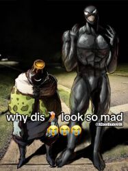 venom (marvel) from jujutsu kaisen