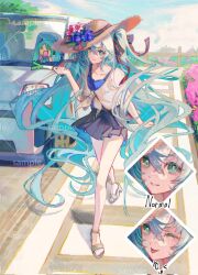 hatsune miku from vocaloid