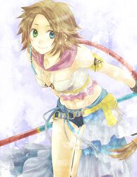 yuna from dissidia 012 final fantasy by shichimiso