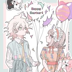 komaeda nagito from danganronpa (series) by komanami kawaii