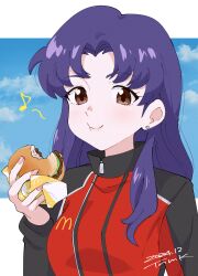 katsuragi misato from mcdonald's by tsunemoku
