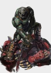 doomguy from doom (series)
