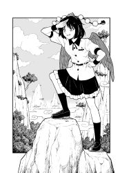 shameimaru aya from touhou by inuno rakugaki