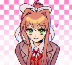 monika (doki doki literature club) from doki doki literature club