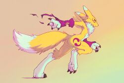 renamon from digimon by ancesra
