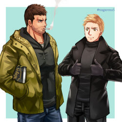 chris redfield from resident evil by nagare