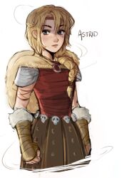 astrid hofferson from how to train your dragon (series)