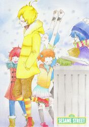big bird from sesame street by moriinusan