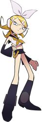 kagamine rin from vocaloid by de