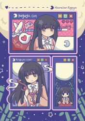 houraisan kaguya from touhou by silverrain