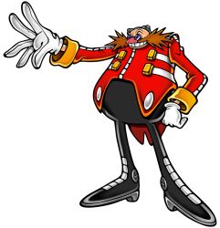 dr. eggman from sonic (series) by uekawa yuji