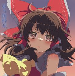 hakurei reimu from touhou
