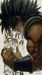 broly (dragon ball super) from dragon ball by hydeover9000