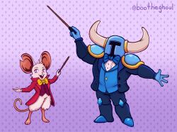 shovel knight (character) from shovel knight