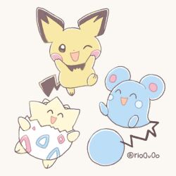 azurill from pokemon by rio (rio0v0o)