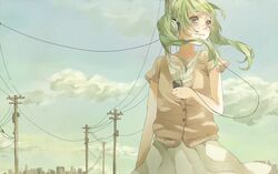 hatsune miku from hyakunen no koi (vocaloid) by booota