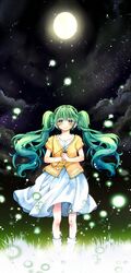 hatsune miku from hyakunen no koi (vocaloid) by hibarin