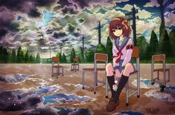 suzumiya haruhi from suzumiya haruhi no yuuutsu by sakashima yumewo