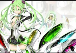 hatsune miku from vocaloid by yume koreshiki