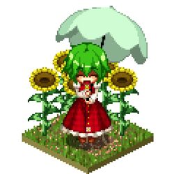 kazami yuuka from touhou by niwatori takeshi