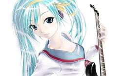 hatsune miku from suzumiya haruhi no yuuutsu