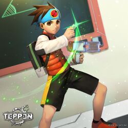 lan hikari (mega man) from capcom by peperon (peperou)