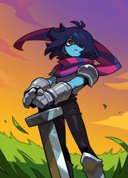 kris (dark world) (deltarune) from deltarune