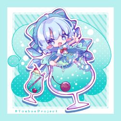 cirno from touhou by inukkomaru