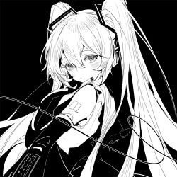 hatsune miku from vocaloid