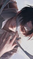 levi (shingeki no kyojin) from shingeki no kyojin