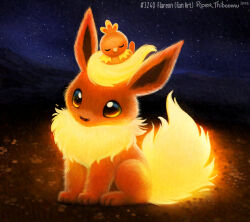 flareon from pokemon by piper thibodeau