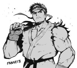 ryu (street fighter) from street fighter by kuroi susumu