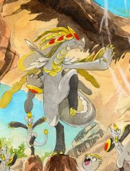 hakamo-o from pokemon