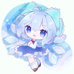 cirno from touhou by inukkomaru