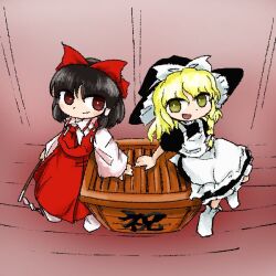 hakurei reimu from embodiment of scarlet devil